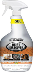 Rust-Oleum Rust Dissolver Trigger Spray Gel | Heavy-Duty Corrosion Remover for Metal Tools, Cars, Bikes, Grills, Bolts, Firearms & More | 32 oz