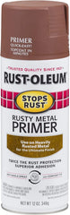Rust-Oleum 7769830 Stops Rust Rusty Metal primer Spray, 12 oz, Flat Brown