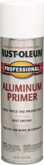 Rust-Oleum 254170 Professional Aluminum Primer Spray, 15 oz, Flat White