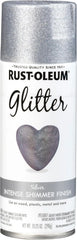 Rust-Oleum 267734 Spray Paint, Each, Silver Glitter