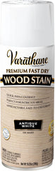 Varathane Premium Fast Dry Wood Stain Spray | 1 Hour Dry Time | 1 Coat Color | Interior Wood Stain | Furniture, Cabinets, Doors, Trim | 10.25 oz | Antique White