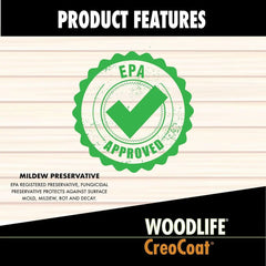 WOODLIFE 14436A-4PK CreoCoat Black Wood Preservative, 0.88 Gallon, Black, 4 Pack