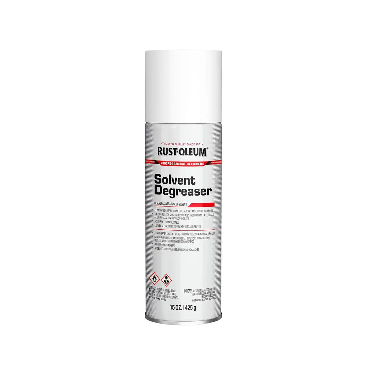 Rust-Oleum Professional Cleaners Solvent Degreaser | 15oz Aerosol | Professional Strength | Non-Chlorinated Formula