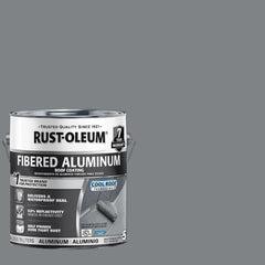 Rust-Oleum 510 Fibered Aluminum Roof Coating, Gallon, 2 Pack