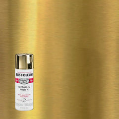 Rust-Oleum 7710830 Stops Rust Bright Coat Metallic Spray Paint, 11 Ounce, Gold, (Pack of 1)