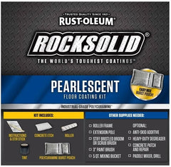 Rust-Oleum 306328 RockSolid Pearlescent 1 Car Garage Floor Coating Kit, Smoky Blue