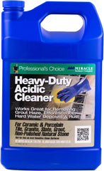 Miracle Sealants Heavy-Duty Acidic Cleaner for Tile & Stone, Grout Haze, Rust Stain & Efflorescence Remover, Gallon