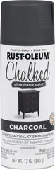 Rust-Oleum Charcoal Chalked All-in-One Ultra Matte Spray Paint | One Coat Coverage | No Primer, Sanding, Or Topcoat Needed | Easy Spray Application | Made in USA | 12 OZ