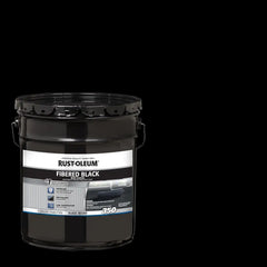 Rust-Oleum 350 Fibered Black Roof Coating, 5 Gallon