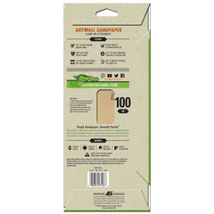 Gator 7106 Fine 100-Grit Drywall Sheet Sandpaper, 4.25 x 11.25 Inch, 10 Sheets