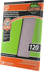 Gator CeraMax 9" x 11" Ceramic Sanding Sheets, 120 Grit, 25 Pack