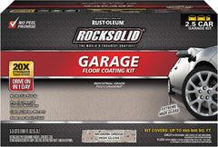 Rust-Oleum 381087 RockSolid Polycuramine Garage Floor Coating, 2.5 Car Kit, High Gloss Modern Greige