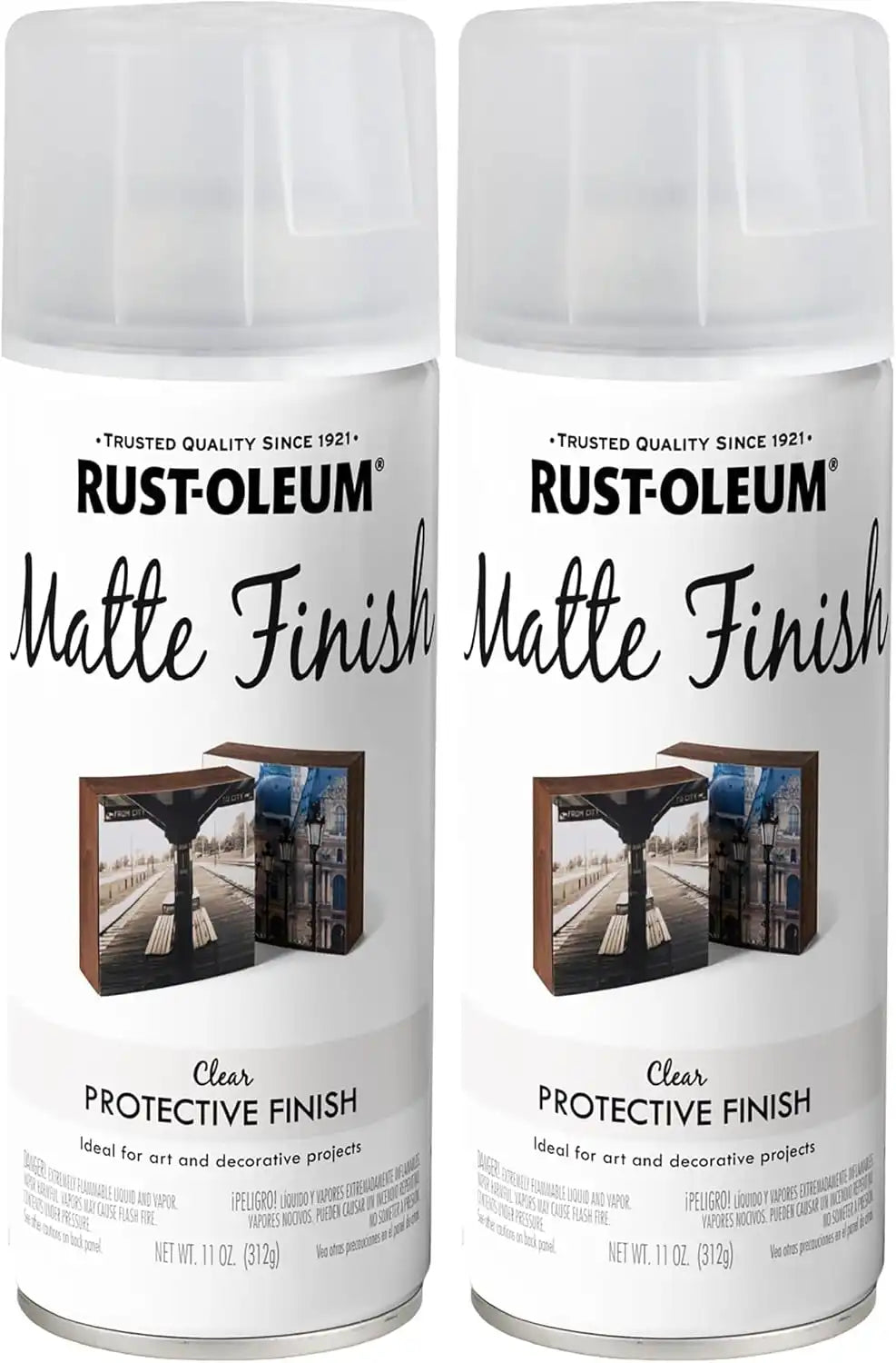 Rust-Oleum 267028 Specialty Matte Finish Spray, 11 oz, Clear (Pack of 2)