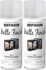 Rust-Oleum 267028 Specialty Matte Finish Spray, 11 oz, Clear (Pack of 2)