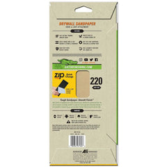 Gator 7160 Hook and Loop Very Fine 220-Grit Drywall Sheet Sandpaper, 4.5 x 10.5 Inch, 6 Sheets