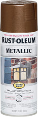 Rust-Oleum 286525 Stops Rust Metallic Spray Paint, 11 oz, Dark Copper