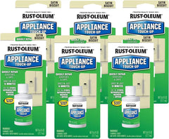 Rust-Oleum 203002-6PK Specialty Appliance Touch-Up Paint, 0.6 oz, Biscuit, 6 Pack