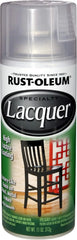 Rust-Oleum 1906830-2PK Specialty Lacquer Spray Paint, 2 Pack, Clear, 2 Piece