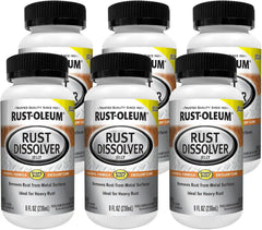 Rust-Oleum Rust Dissolver Jelly | Heavy-Duty Corrosion Remover for Metal Tools, Cars, Bikes, Grills, Bolts, Firearms & More | 8 oz | 6 Pack