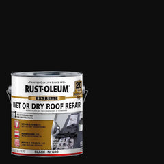 Rust-Oleum Extreme Wet or Dry Asphalt Based Roof Repair Cement, Gallon, Black, 2 Pack