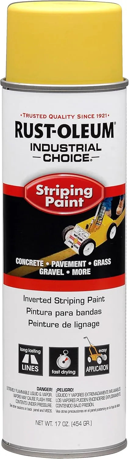 Rust-Oleum 1648838 Stripe Yellow 18Oz