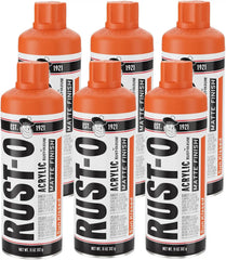 Rust-Oleum Rust-O Acrylic Spray Paint | Street Artist Spray Paint for Murals | Weather Resistant for Concrete, Wood, Brick and Other Surfaces | 11 Ounce | Matte Sun Kissed | 6 Pack