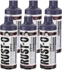 Rust-Oleum Rust-O Acrylic Spray Paint | Street Artist Spray Paint for Murals | Weather Resistant for Concrete, Wood, Brick and Other Surfaces | 11 Ounce | Matte Violet Underground | 6 Pack