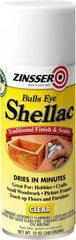 Zinsser 408 Bulls Eye Shellac Traditional Finish & Sealer Spray, 12 oz, Clear