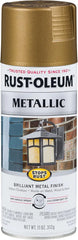 Rust-Oleum 313142 Stops Rust Metallic Spray Paint, 11 oz, Champagne Bronze