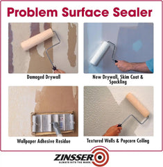 1 gal Zinsser 02301 Clear Zinsser, Gardz Water-Based Problem Surface Sealer