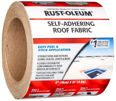 Rust-Oleum Self-Adhering Roof Fabric Roofing Tape, 4" x 16' Roll