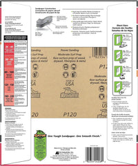 Ali Industries 18726 9 x 11 in. 120 Grit Sandpaper