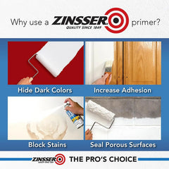 Zinsser 260924 Peel Stop Triple Thick High Building Binding Primer, Gallon, Clear
