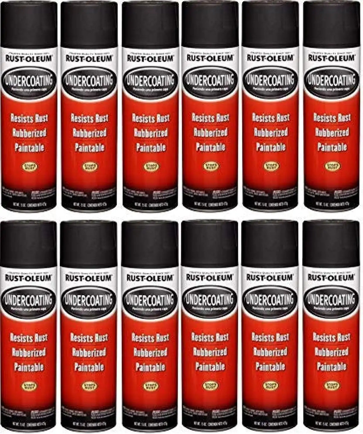 Rust-Oleum Black Undercoating 15 oz. (12 Pack)