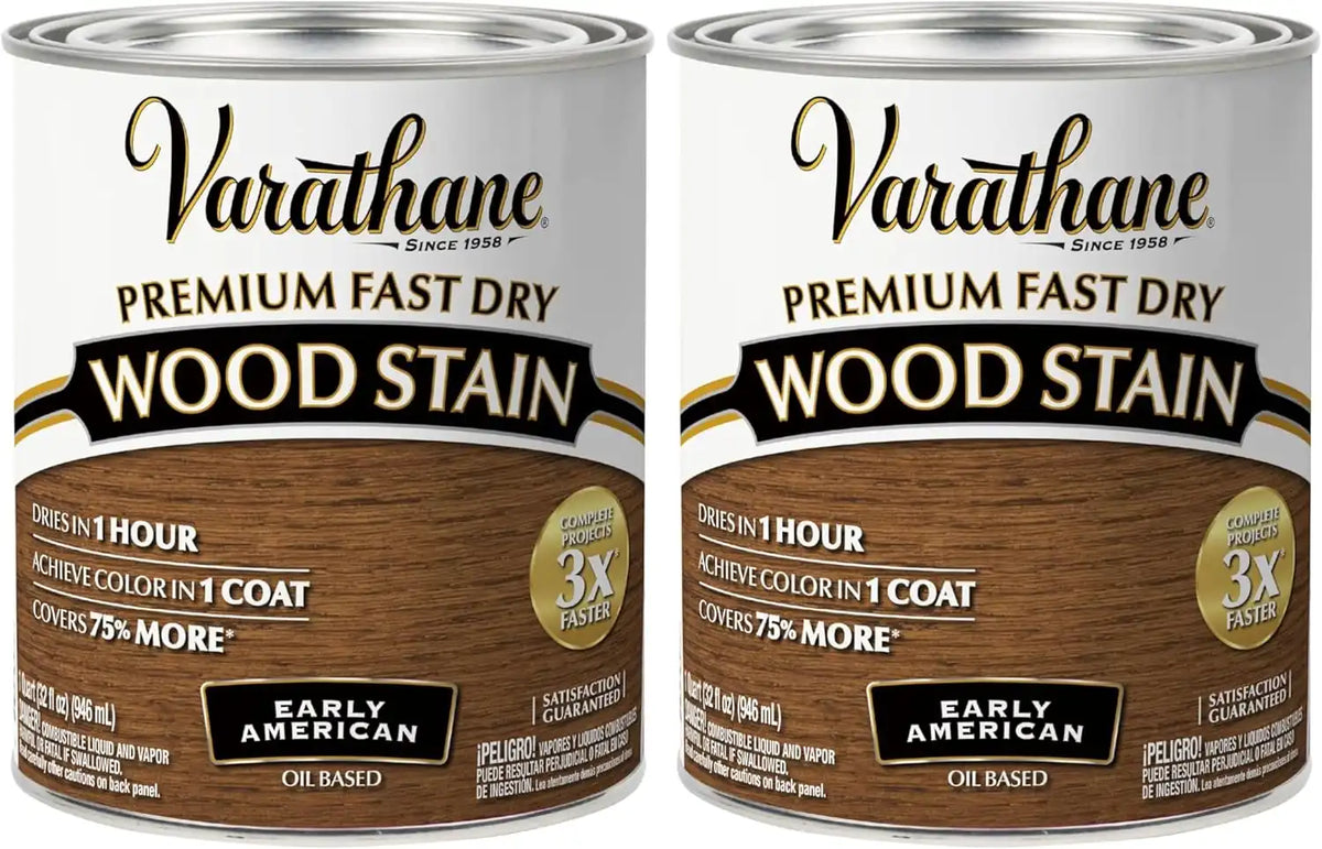 Varathane 262005 Varathane-262005 Premium Fast Dry Wood Stain, Quart, Early American (Pack of 2)