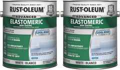 Rust-Oleum 750 Elastomeric Roof Coating, Gallon, White, 2 Pack