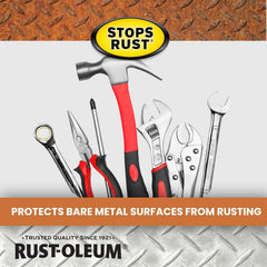 Rust-Oleum Stops Rust Corrosion Inhibitor Spray, Clear Anti‑Rust Coating for Metal, Long‑Lasting Moisture Barrier, Indoor/Outdoor Waterproof Protection for Tools, Automotive & Equipment, 10.25 oz