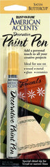 Rust-Oleum 215156 American Accents Satin Decorative Paint Pen, Buttercup, 1/3-Ounce