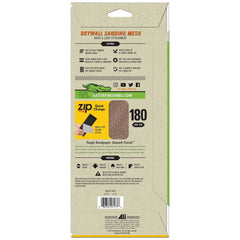 Gator 7177 Hook and Loop Very Fine 180-Grit Screen Drywall Sanding Mesh Sandpaper, 4.5 x 10.5 Inch, 4 Sheets