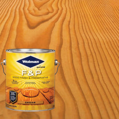 Wolman 14416 F&P Oil-Based Wood Finish & Preservative Transparent Stain, Gallon, Cedar