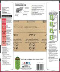 Gator 9" x 11" Multi-Surface Sanding Sheets, 150 Grit, 25 Pack
