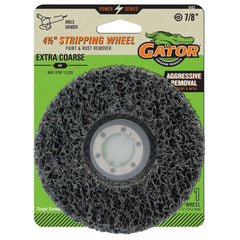 Gator 4-1/2" x 7/8" Type 27 Stripping Wheel, Silicone Carbide, Extra Coarse Grit (Pack of 10)