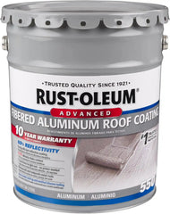 Rust-Oleum 550 Fibered Aluminum Roof Coating, 5 Gallon