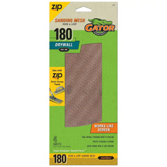 Gator 7177 Hook and Loop Very Fine 180-Grit Screen Drywall Sanding Mesh Sandpaper, 4.5 x 10.5 Inch, 4 Sheets