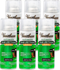 Varathane Oil-Based Ultimate Spar Urethane Spray, 11.25 oz, Semi-Gloss, 6 Pack