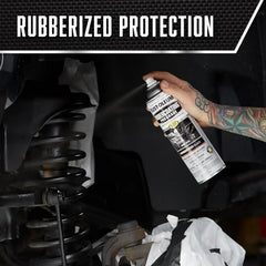 Rust-Oleum 248656-6PK Stops Rust Professional Grade Undercoating Spray Paint, 15 oz, Rubberized Black, 6 Pack