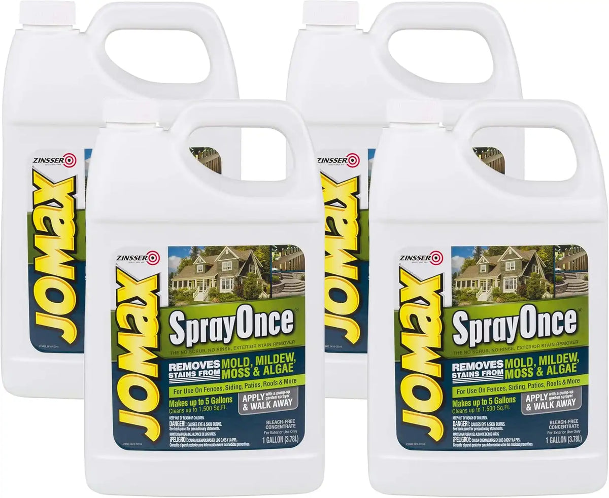 Rust-Oleum Jomax 308764 Spray Once, 1 Gallon, 128 Fl Oz (Pack of 4)