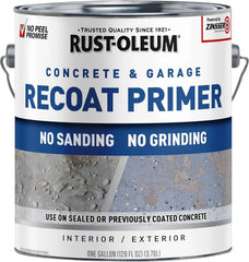 Rust-Oleum 338806 Concrete & Garage Floor Recoat Primer, Gallon, Gray