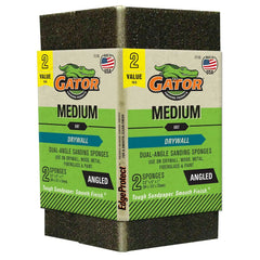 Gator 7116 Coarse 80-Grit Sanding Sponge, 2.5 x 5 x 1 Inch, 2 Sponges