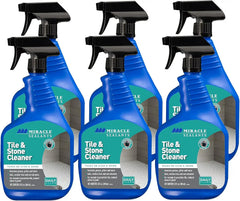 Miracle Sealants Tile & Stone Cleaner for Natural Stone, Tile & Grout, pH Neutral, 32 oz, 6 Pack